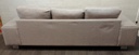 contemporary three seat grey sofa