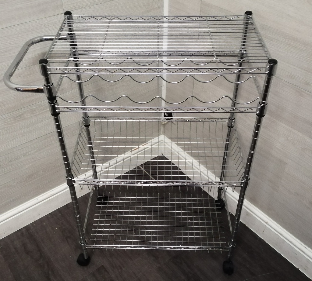 chrome trolly unit