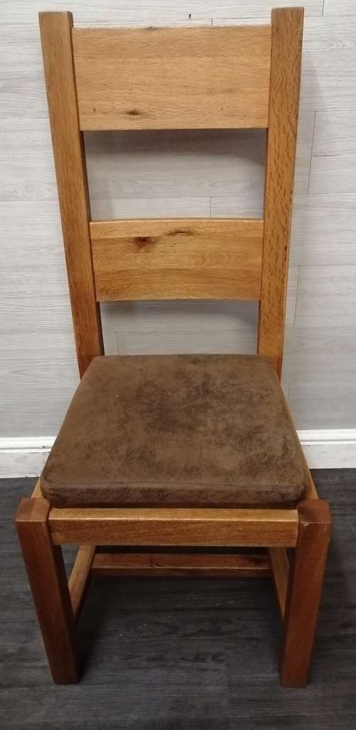 quality set of six oak chairs