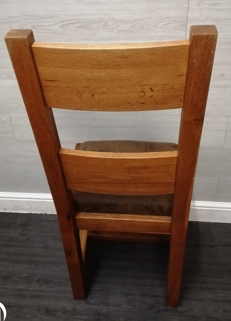 quality set of six oak chairs