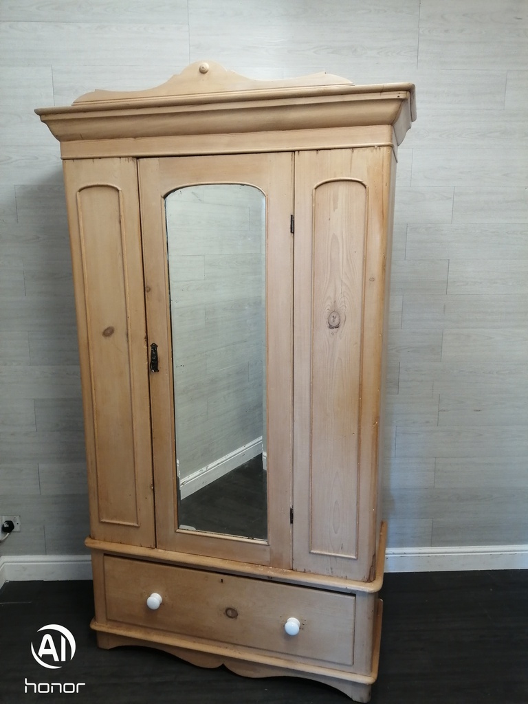 lovely antique pine wardrobe