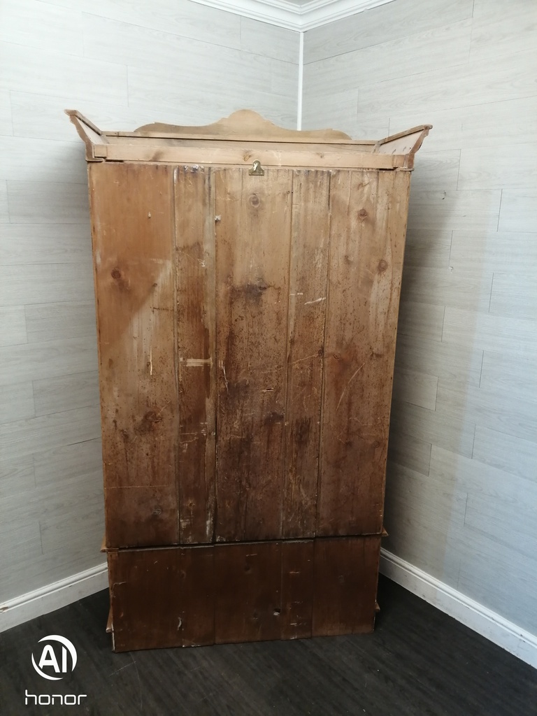 lovely antique pine wardrobe