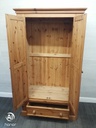 solid pine double wardrobe with drawer