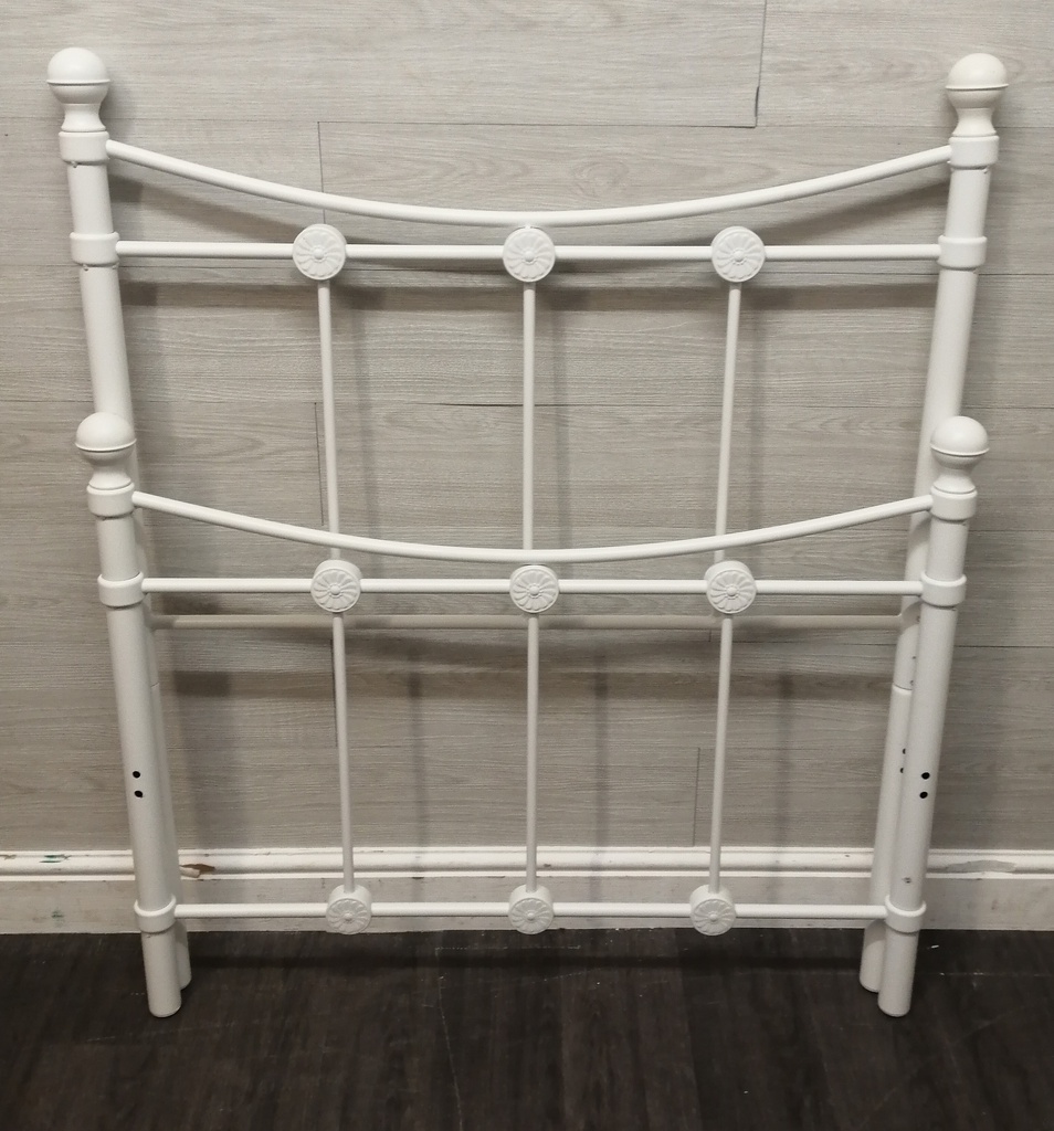 single 3ft white bed frame