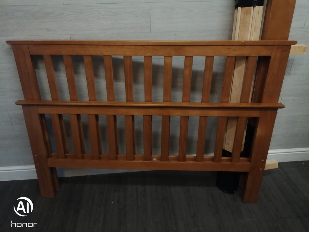 pine 4ft6&quot; bed frame