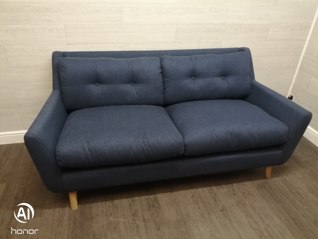 lovely modern blue sofa