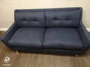 lovely modern blue sofa