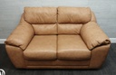 NEAT TWO SEATER LEATHER SOFA