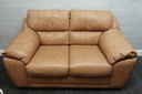 NEAT TWO SEATER LEATHER SOFA