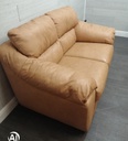 NEAT TWO SEATER LEATHER SOFA