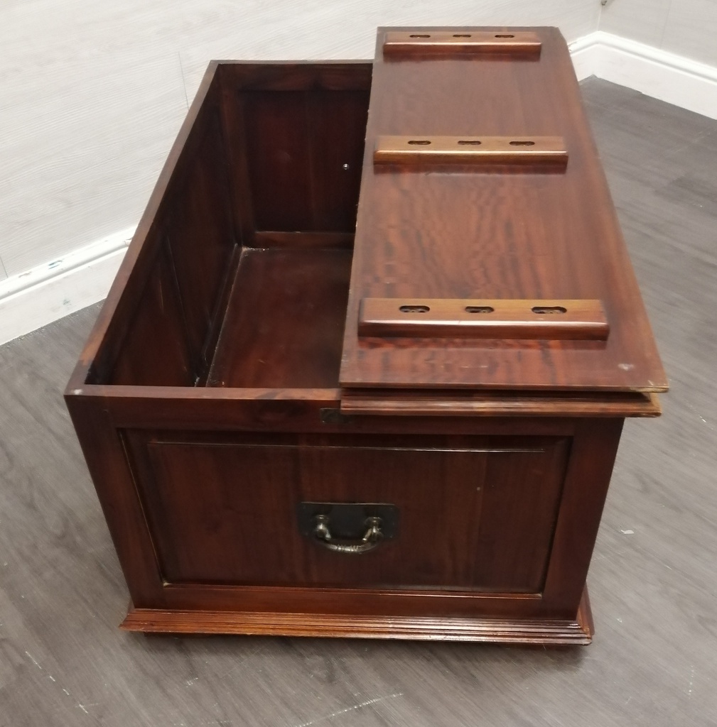 sheesham trunk style coffee table