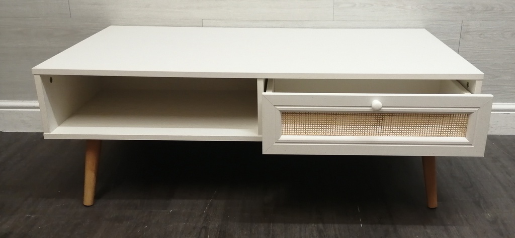 modern white centre coffee table