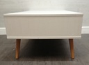 modern white centre coffee table