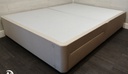 ex show house 5ft divan base  with two drawers