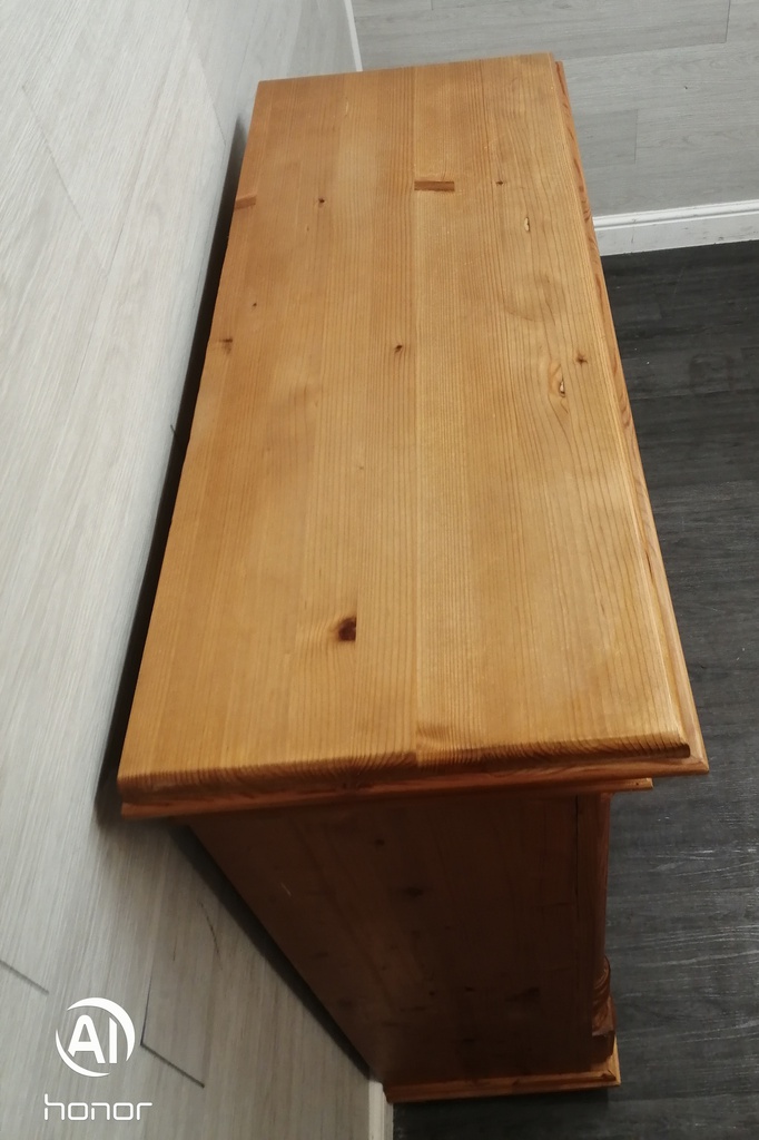 quality neat solid pine bookcase