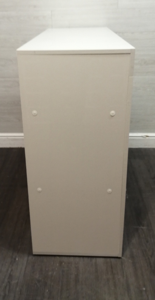 white gloss neat sideboard unit