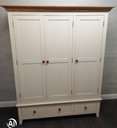 SHAKER STYLE CREAM TRIPLE WARDROBE