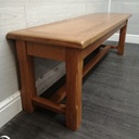 quality  oak bench