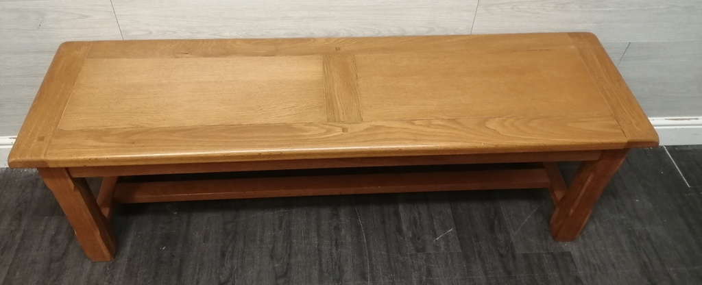 quality  oak bench