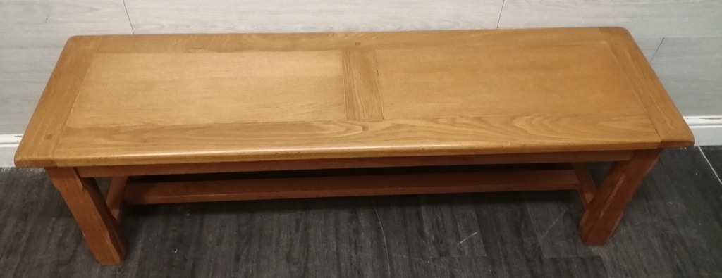 quality  oak bench