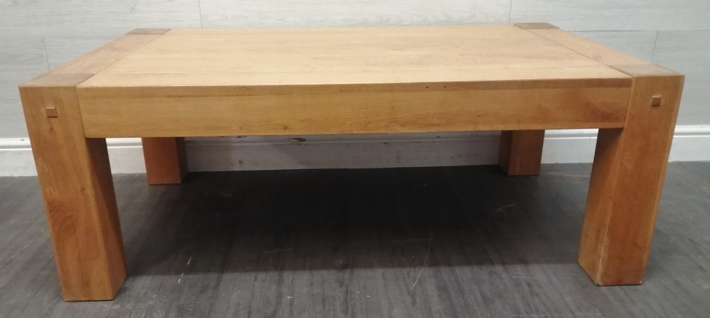 Large Oak Coffee Table