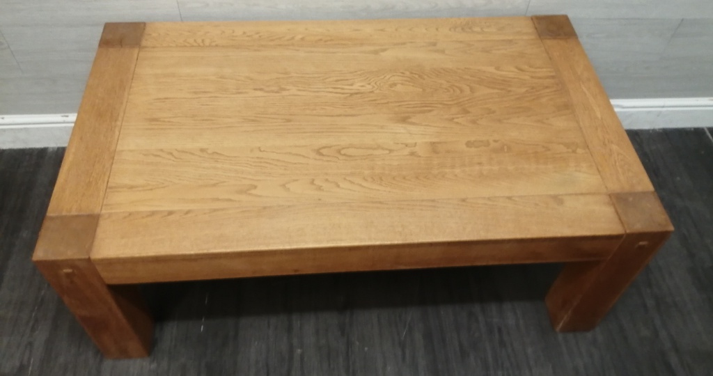 Large Oak Coffee Table