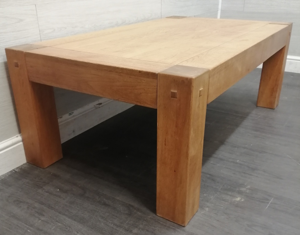 Large Oak Coffee Table