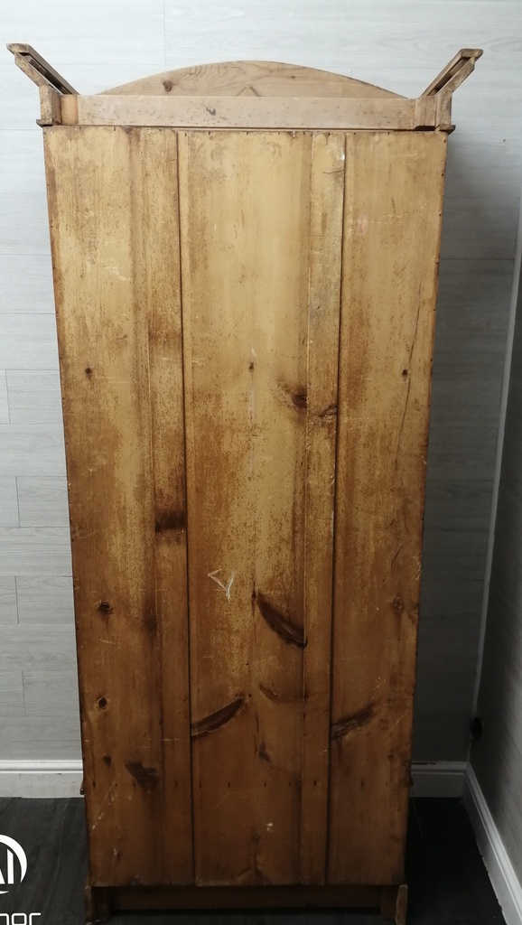 lovely old antique pine wardrobe