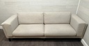 Large contemporary three seater  sofa with footstool