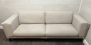 Large contemporary three seater  sofa with footstool