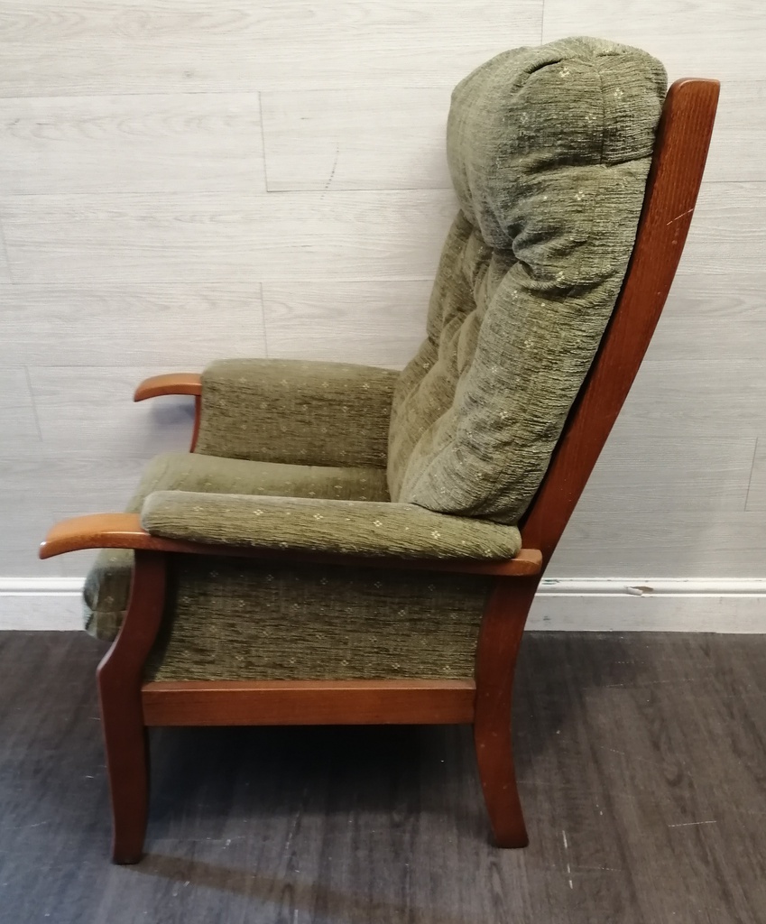 Lovely high back firside chair