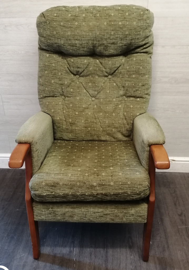 Lovely high back firside chair