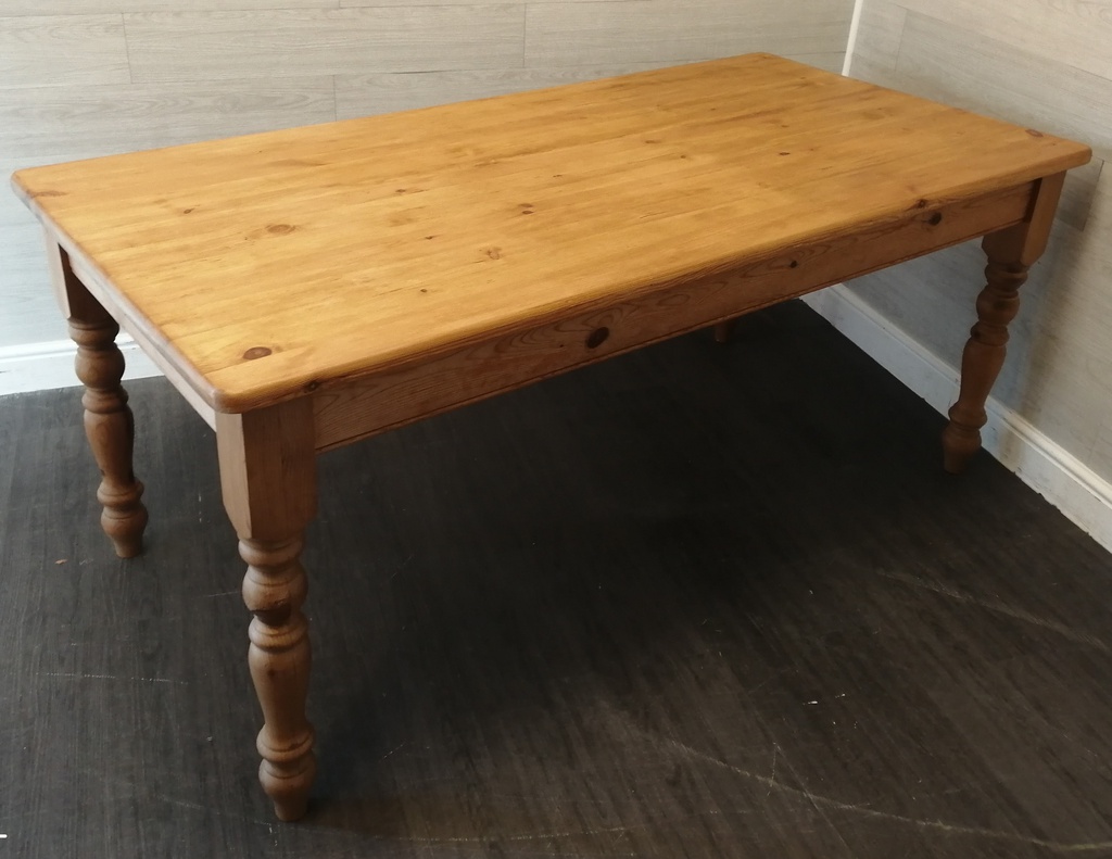 6FT solid PINE DINING TABLE
