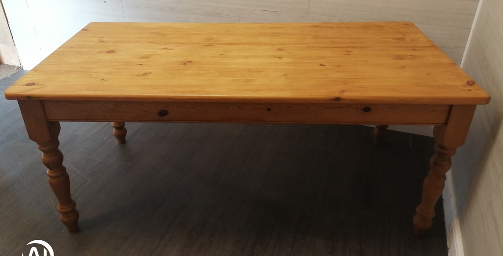 6FT solid PINE DINING TABLE