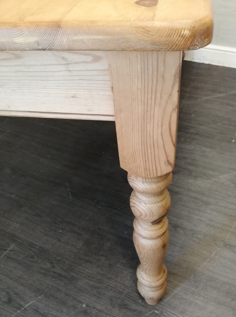 6FT solid PINE DINING TABLE