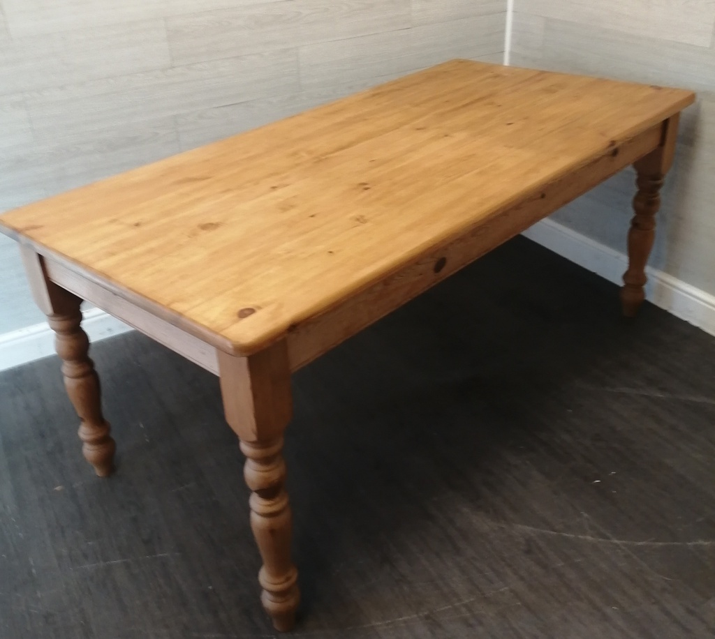 6FT solid PINE DINING TABLE