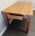 5ft SOLID PINE DINING TABLE WITH DRAWER
