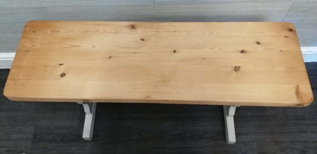 LOVELY SHABBY CHIC DINING TABLE,TWO CHAIRS &amp; BENCH SET