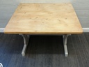 LOVELY SHABBY CHIC DINING TABLE,TWO CHAIRS &amp; BENCH SET