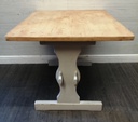 LOVELY SHABBY CHIC DINING TABLE,TWO CHAIRS &amp; BENCH SET