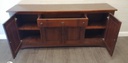 Large dark wood sideboard