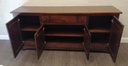 Large dark wood sideboard