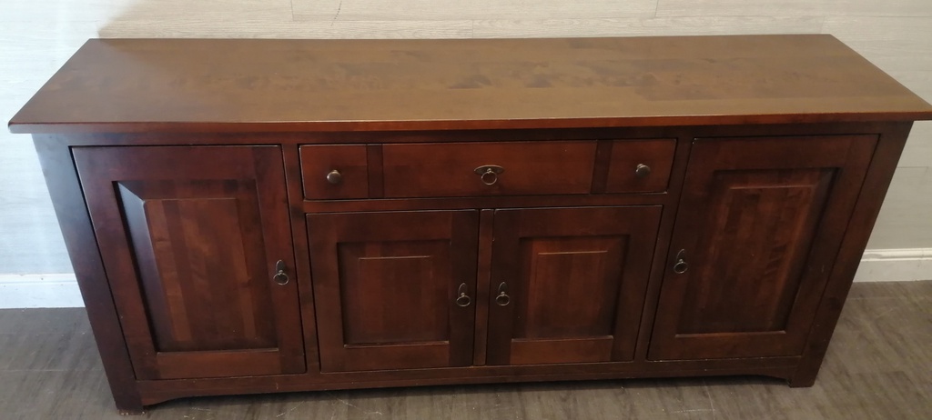 Large dark wood sideboard