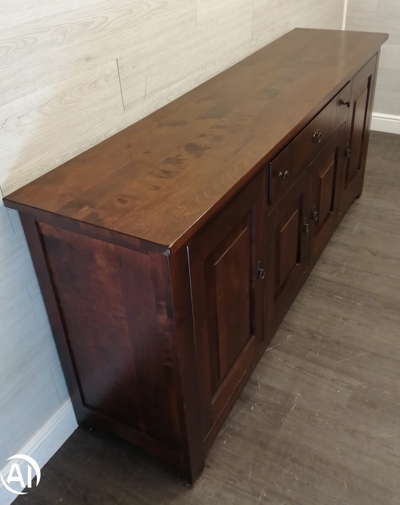 Large dark wood sideboard