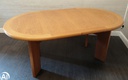 Quality Skovby extending oak dining table