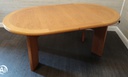 Quality Skovby extending oak dining table