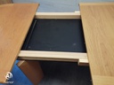 Quality Skovby extending oak dining table