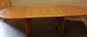 Quality Skovby extending oak dining table