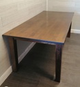 Lovely large dark wood dining table