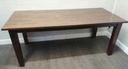 Lovely large dark wood dining table